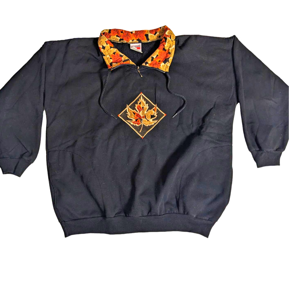 Cozy Autumn Leaves Sweatshirt